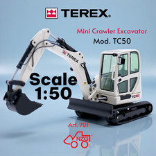 NZG Art. 701 - Scale 1:50 - Modellino di Mini Escavatore - Terex Mod. TC50