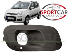 Mascherina SINISTRA Griglia Copri Fendinebbia Con Foro NERA FIAT PANDA Dal 2012