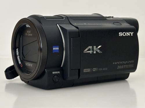 Sony handycam fdr - fdr-ax33, 4k