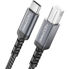 deleyCON 2m Cavo Stampante USB