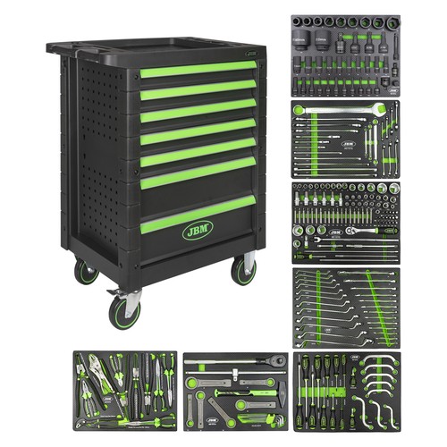 Carrello con cassetti - carrello, verde