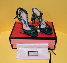 Scarpe gucci in pelle verde