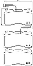 Brembo p23078 kit pastiglie - brembo,