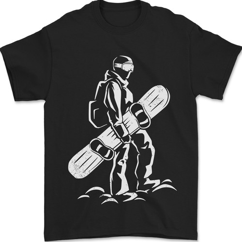 Shirt uomo snowboarder - uomo, in