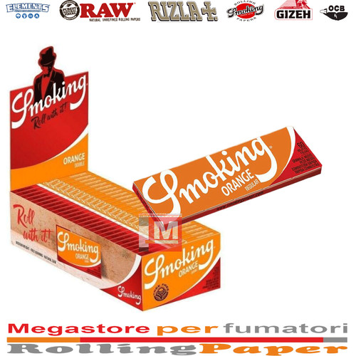 Cartine smoking orange corte - cartine,