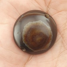 Perlina pietra agata occhio - , di