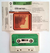 Mc Lucio Battisti Il Meglio Di Lucio Battisti Vol.2 Musicassetta 1976 Vintage