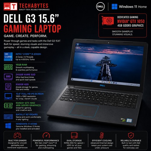Dell computer - g3, 15,6"