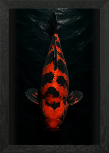 Koi fish dark water - fish,