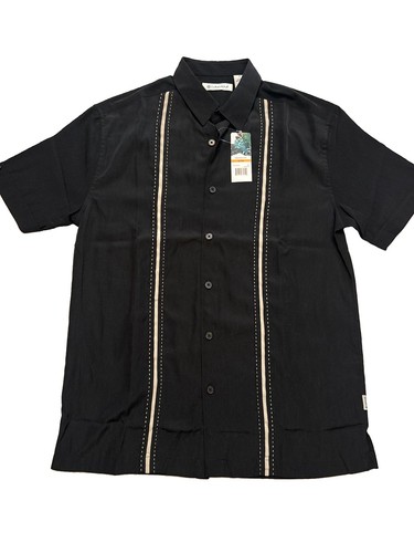 Camicia guayabera bowling nera - guayabera,