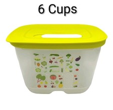 Tupperware FridgeSmart Contenitore 6 C Guarnizione Ventilata Regolabile Custode Frutta Verdura