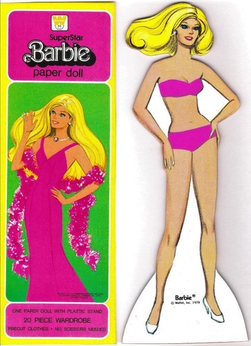 Bambole carta barbie - bambole,