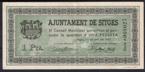 Billete ayuntamiento de - billete,