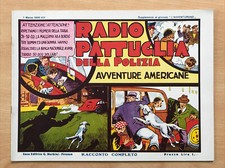 Radio Pattuglia della Polizia Avventure Americane Nerbini 1935 Anastatico