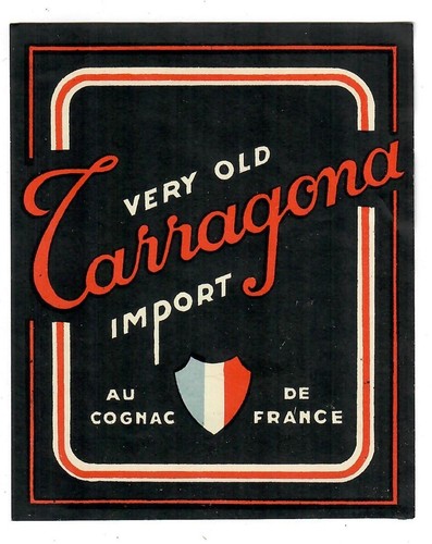 Francia vecchia etichetta vino - vecchia,