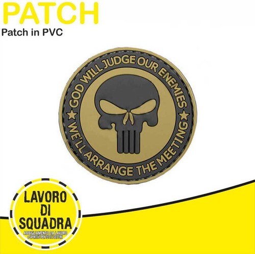 Patch toppa pvc god - 3d,