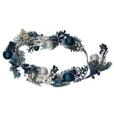 Festone plastica sfere bianco