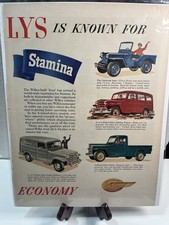Pubblicità rivista Willys