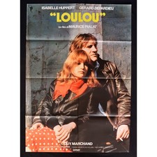 manifesto LOULOU gerard depardieu isabelle huppert maurice pialat marchand A172