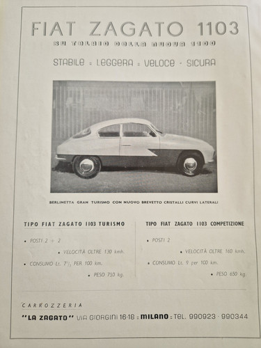 Fiat zagato competizione - fiat,