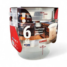 Cambro Round Translucent Food