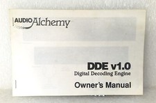 Audio alchemy dde digital - dde, v1.0