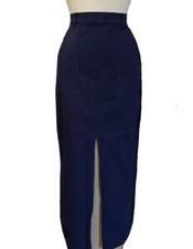 NWT ZARA Navy Blue High Waist