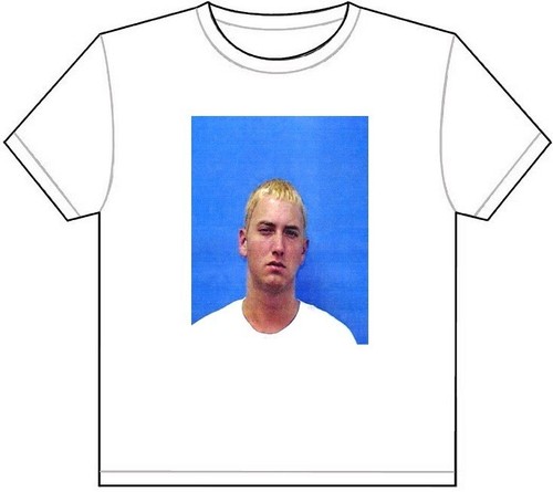 Eminem mug shot shirt - eminem,