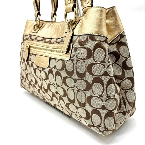 Borsa coach signature - signature, tela