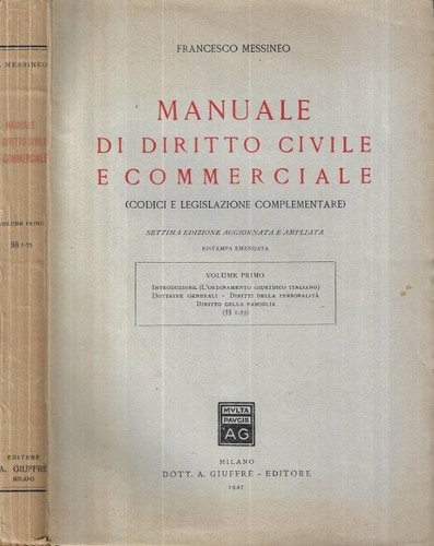 Manuale diritto civile e - diritto,
