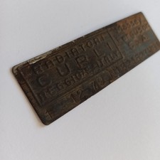 Targa Radiatori Curli x Massey