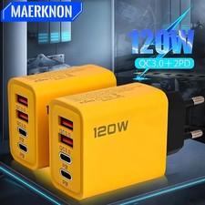 120W 4-Port Fast Charging USB