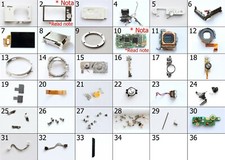 Nikon 1 J3 fotocamera part repair cover CCD display flash button door board