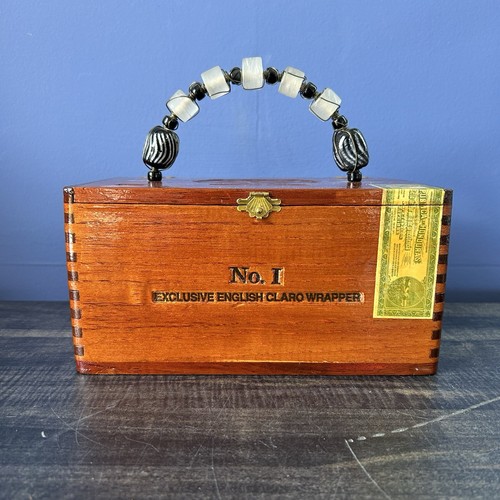 Portasigari vintage legno - in,