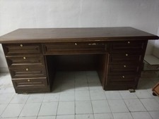 SCRIVANIA SCRITTOIO LEGNO MASSELLO ARTIGIANALE