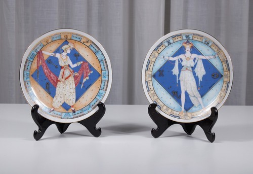 Pair bavarian porcelain - of,