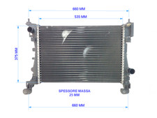 RADIATORE ACQUA PER FIAT Grande Punto 1° Serie 55700447 199A6000 Benzina 1400 (