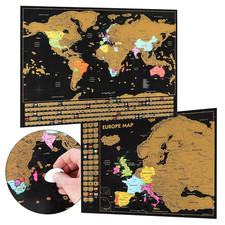 Mappa Del Mondo Da Grattare