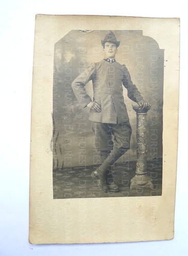Vecchia foto militare ww1 - vecchia,