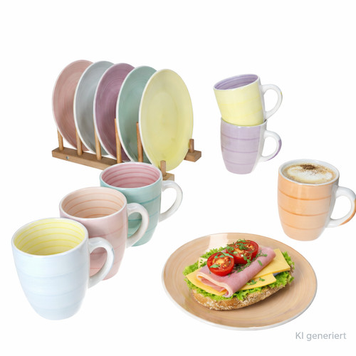 Set colazione pezzi - colazione, 12