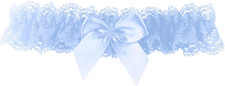 Giarrettiere blu per sposa set