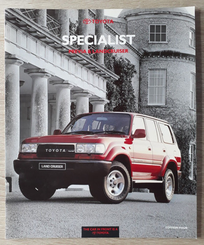 Toyota specialist range - toyota,