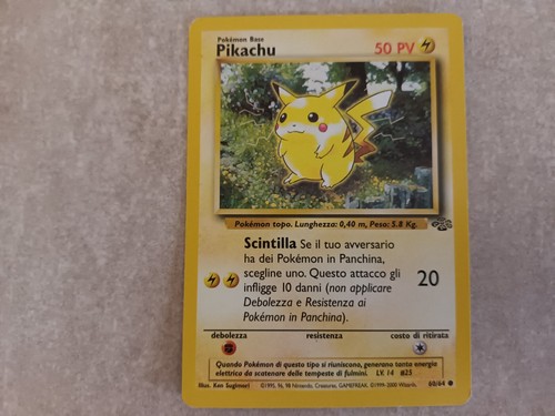 Pikachu prima edizione - prima,
