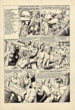 ALBERTO TOSI - TAVOLA ORIGINALE da CAPITAN WALTER - ALBOVITT  (1953)