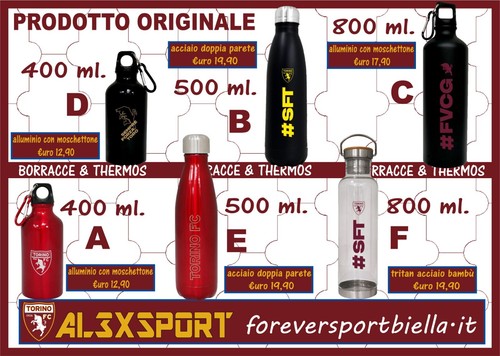 Borracce alluminio thermos - borracce,