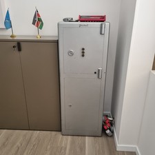 Cassaforte vintage (anni 60) FICHET Torino doppio sportello 53x45 h 143 colore g