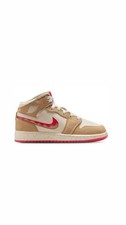 jordan 1 mid beige baffo rosso