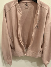 Giacca felpa zip intera Zara