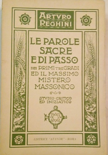 Parole sacre passo dei - e, di
