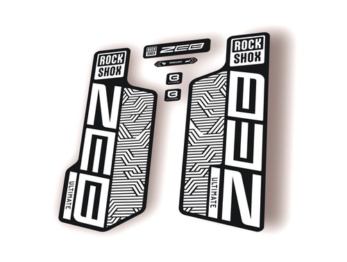 Adesivo decalcomania rock shox - rock,